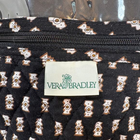 Vintage Vera Bradley Retired Zebra Pattern Roll-Up Toiletry Bag - Picture 5 of 7